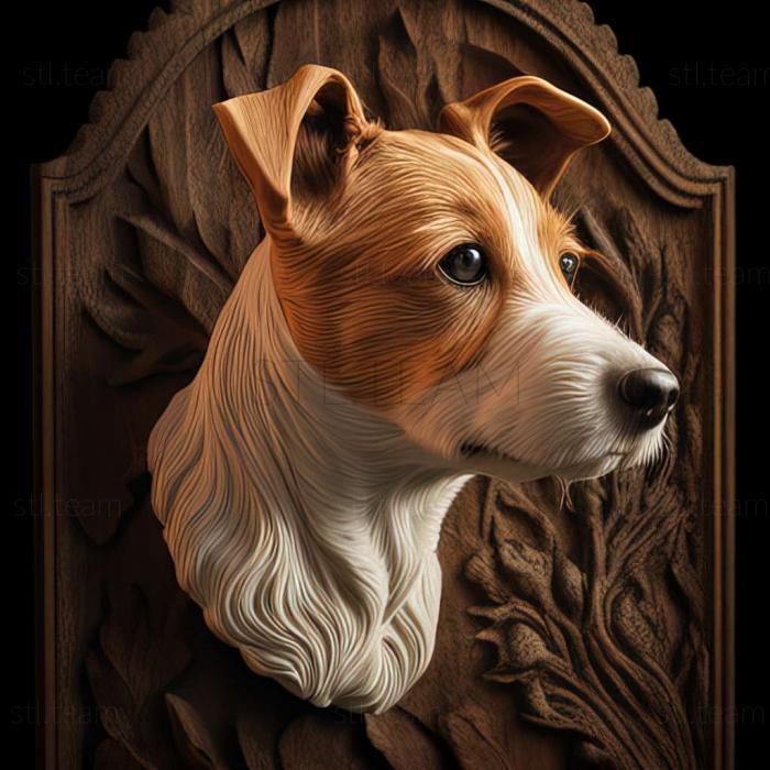 3D model Jack Russell Terrier dog (STL)